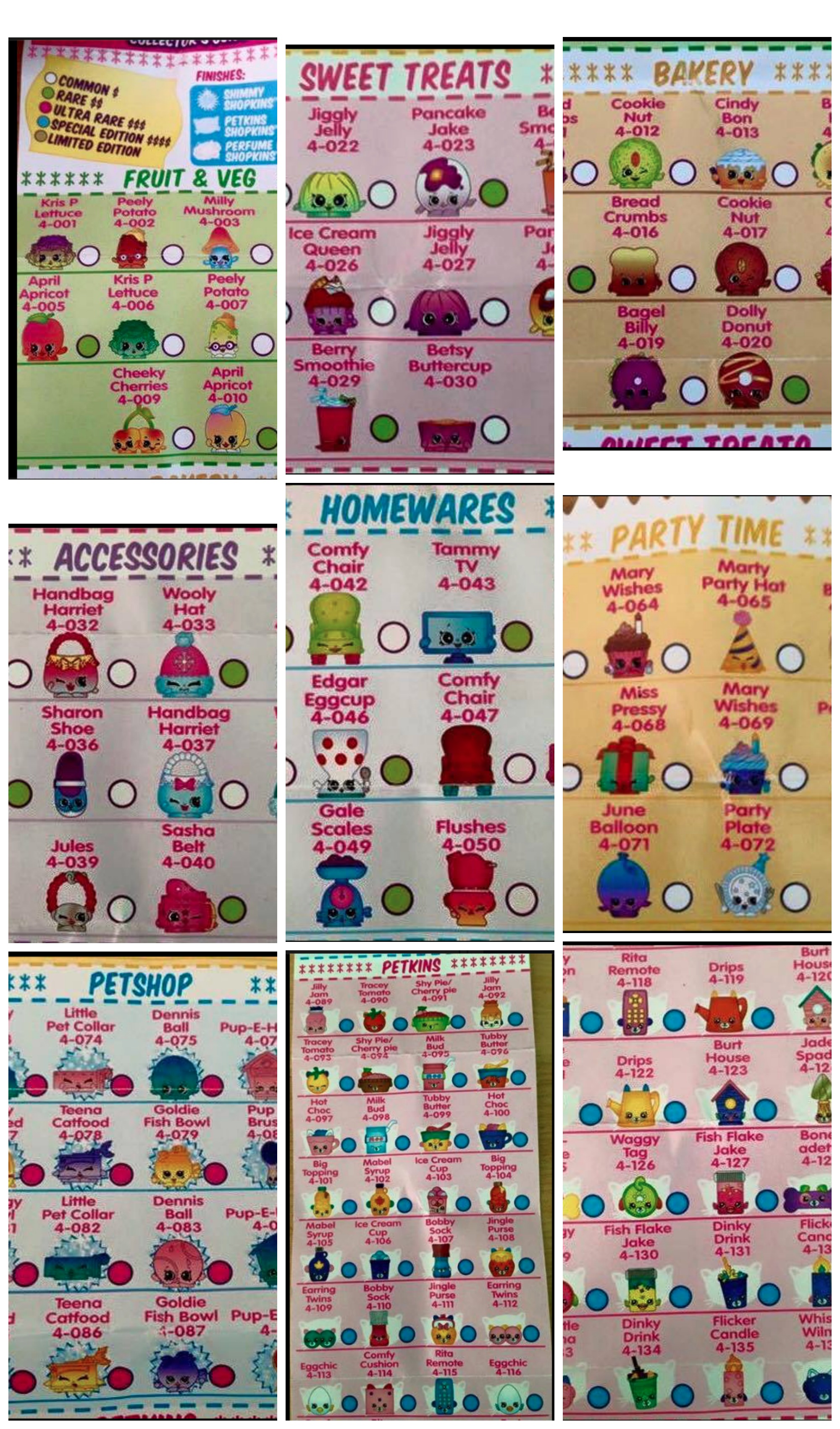 shopkins list all seasons